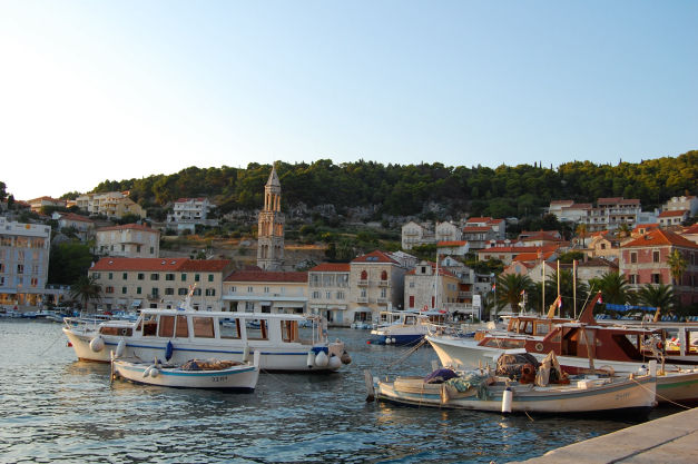 Küste von Dalmatien an der Adria im Süden Kroatiens