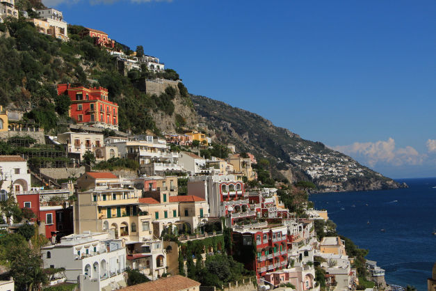 Stadt Amalfi an der Küste Italiens