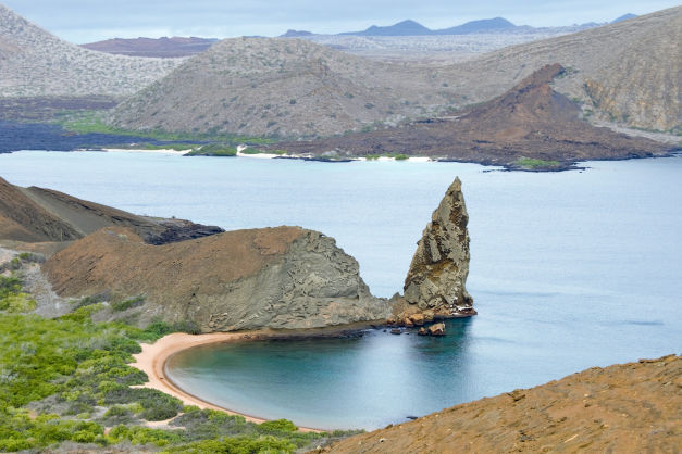 Vulkanlandschaften auf den Galapagosinsel, Provinz Ecuadorsn