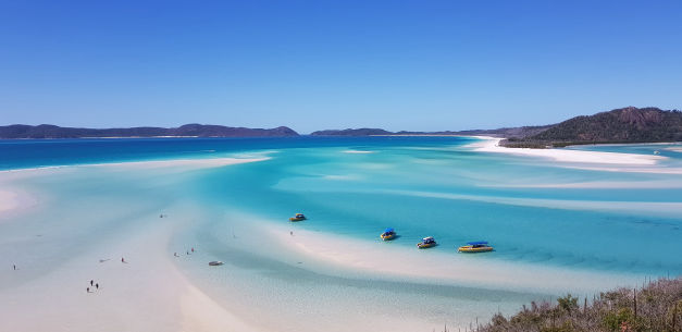 Exotische destination Whitsunday Islands, Australien