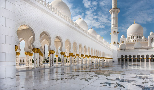 Scheich-Zayid-Moschee in Abu Dhabi, Vereinigte Arabische Emirate