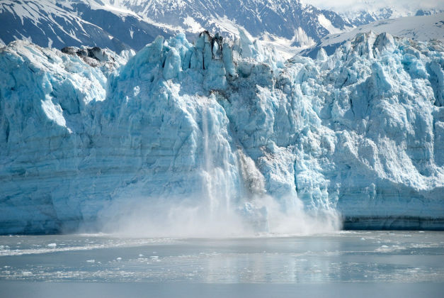 Meer vor den Gletschern von Alaska